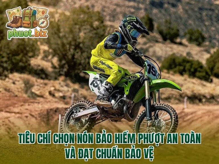 Tiêu chí chọn nón bảo hiểm phượt an toàn và đạt chuẩn bảo vệ