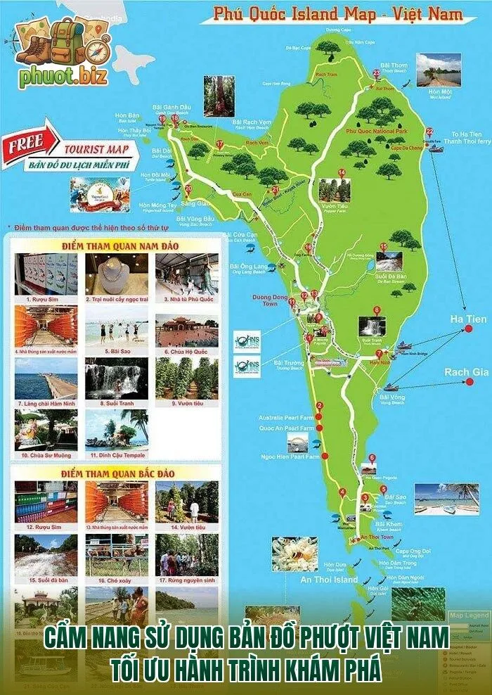 Cẩm nang sử dụng bản đồ phượt Việt Nam tối ưu hành trình khám phá