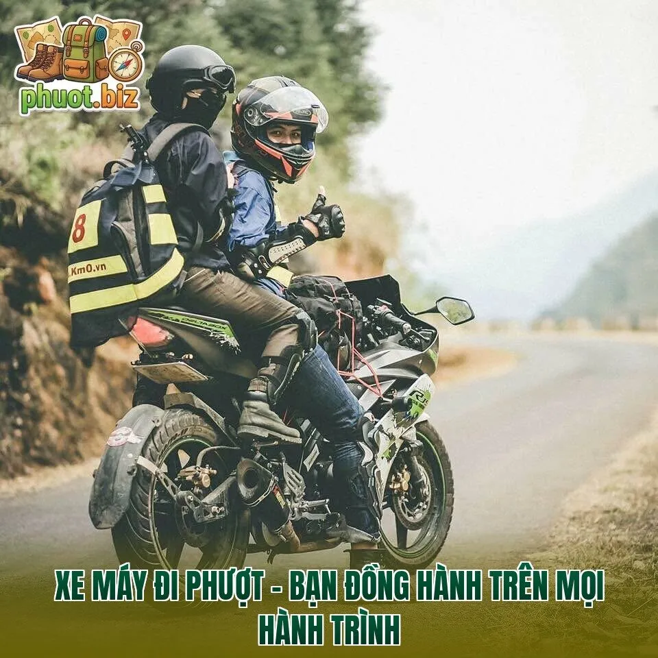 Xe máy đi phượt – Bạn đồng hành trên mọi hành trình
