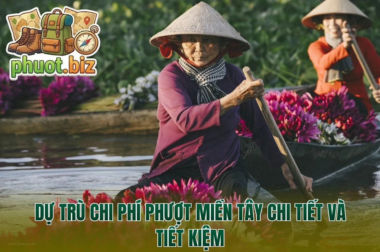 Dự trù chi phí phượt miền Tây chi tiết và tiết kiệm