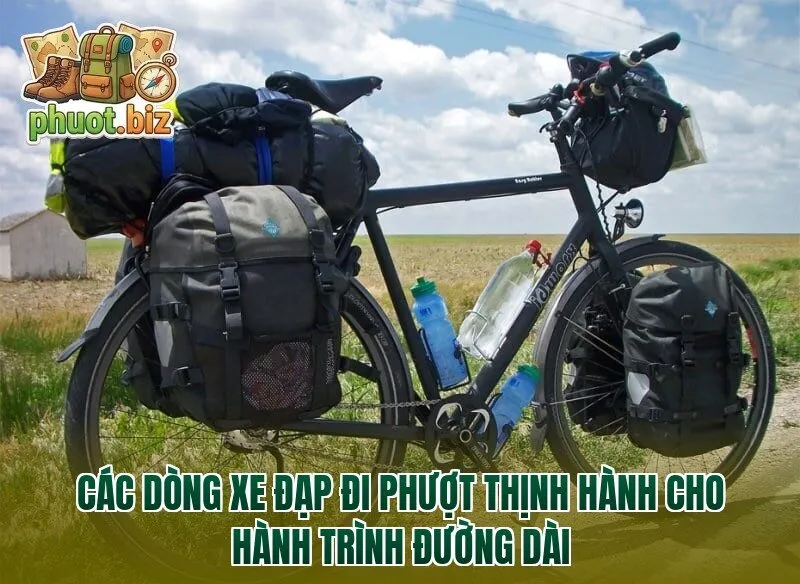 Các dòng xe đạp đi phượt thịnh hành cho hành trình đường dài