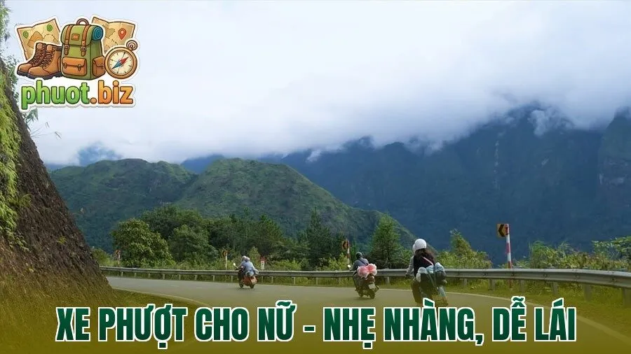 XE PHƯỢT CHO NỮ – NHẸ NHÀNG, DỄ LÁI