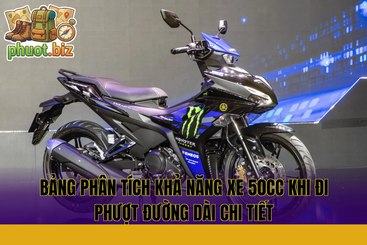 Bảng phân tích khả năng xe 50cc khi đi phượt đường dài chi tiết